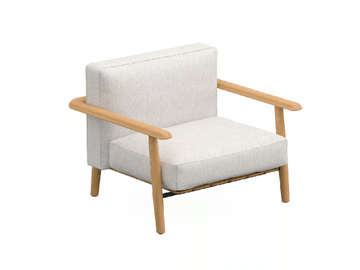 MAMBO LOUNGE - Fabric garden armchair with armrests by Royal Botania - view 2
